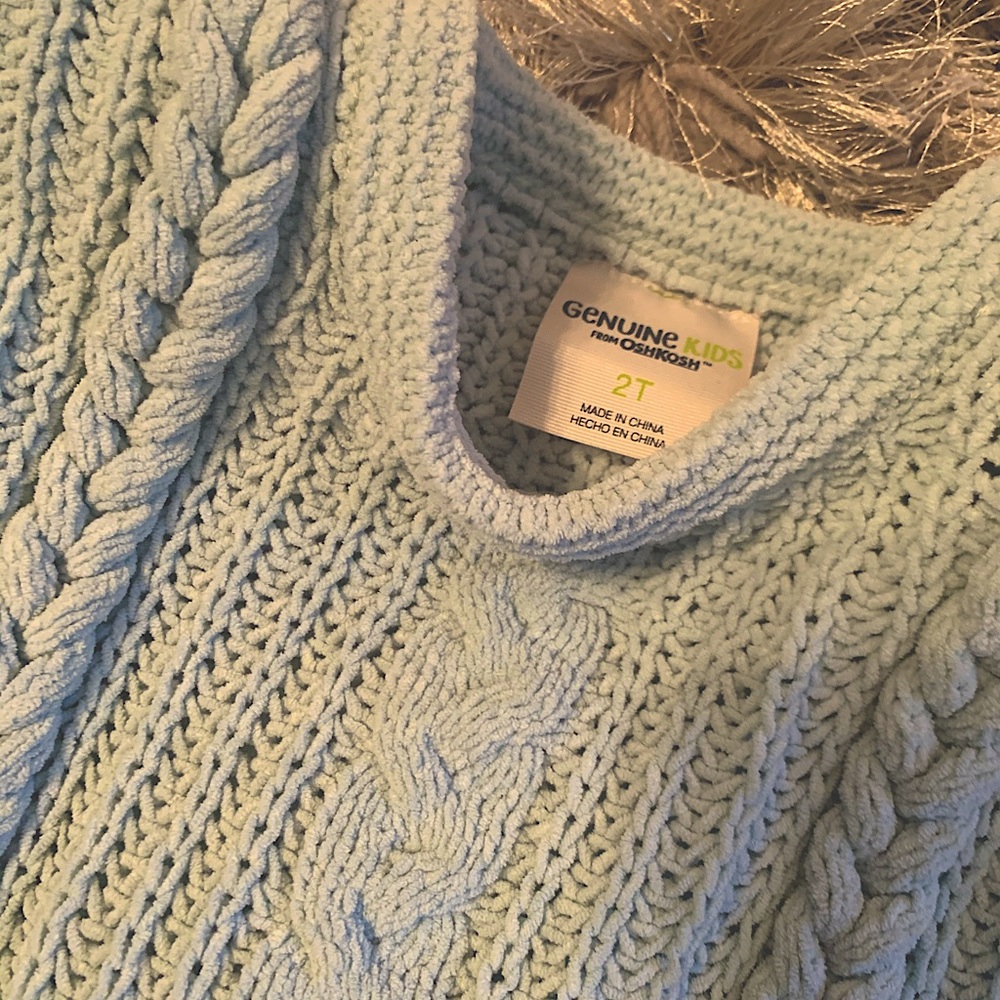 Genuine kids balloon sleeve knit sweater 2T - Picture 4 of 10